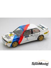 Arena Modelli: Car scale model kit 1/43 scale - BMW M3 E30 Group A  BMW Italia Team sponsored by Agip #1 - Andrea Zanussi (IT) + Paolo Amati (IT) - Rally Due Valli 1988 - resin multimaterial kit