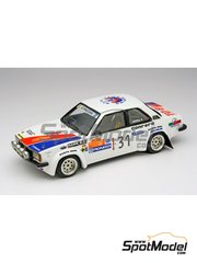 Arena Modelli: Maqueta de coche escala 1/43 - Opel Ascona B 2000 SR Grupo 2  Equipo Conrero patrocinado por To Bi N 31 - Massimo 'Miki' Biasion (IT) + Tiziano Siviero (IT) - Rally de San Remo 1980 - fotograbados, piezas de resina, piezas de goma, piezas de metal torneado, calcas de agua, piezas de metal blanco y manual de instrucciones