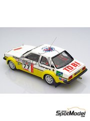 Arena Modelli: Maqueta de coche escala 1/43 - Opel Ascona B 2000 Grupo 2 Equipo Conrero  patrocinado por To Bi N 77 - Massimo 'Miki' Biasion (IT) + Tiziano Siviero (IT) - Rallye Isola d'Elba 1980 - fotograbados, piezas de resina, piezas de goma, piezas de metal torneado, calcas de agua, piezas de metal blanco y manual de instrucciones