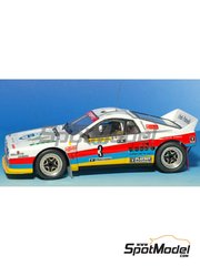 Arena Modelli: Car scale model kit 1/43 scale - Lancia Rally 037 #3 - Corrado Tiziano (IT) + Claudio Condotta (IT) - Rally Citt� del Santo  1985 - resin multimaterial kit