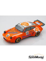 Arena Modelli: Car scale model kit 1/43 scale - Porsche 911 RSR sponsored by Paolette #46 - Raffaele Restivo (IT) + Alfonso Merendino (IT) - Targa Florio 1975 - resin multimaterial kit