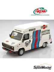 Arena Modelli: Car scale model kit 1/43 scale - Fiat Ducato Assistenza Lancia Martini 1984 - resin multimaterial kit