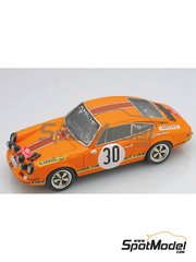 Arena Modelli: Car scale model kit 1/43 scale - Porsche 911 2.4 S #30 - Guy Chasseuil (FR) + Christian Baron (FR) - Monte Carlo Rally - Rallye Automobile de Monte-Carlo 1971 - resin multimaterial kit