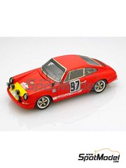 Arena Modelli: Car scale model kit 1/43 scale - Porsche 911 R Porsche KG Team #97 - Vic Elford (GB) + David Stone (GB) - Tour de Corse 1967 - photo-etched parts, resin parts, rubber parts, water slide decals, white metal parts and assembly instructions