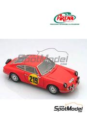 Arena Modelli: Car scale model kit 1/43 scale - Porsche 911 #219 - Vic Elford (GB) + David Stone (GB) - Monte Carlo Rally - Rallye Automobile de Monte-Carlo 1967 - resin multimaterial kit