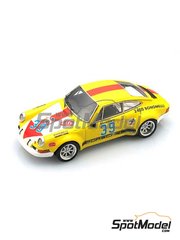 Arena Modelli: Car scale model kit 1/43 scale - Porsche 911 S 2.2 Group 4 sponsored by Life #39 - Ennio Bonomelli (IT) + Christine Beckers (BE) - Targa Florio 1971 - photo-etched parts, resin parts, rubber parts, turned metal parts, water slide decals and assembly instructions