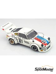 Arena Modelli: Car scale model kit 1/43 scale - Porsche 934/5 Brumos Racing Team sponsored by Brumos Porsche #61 - Jim Busby (US) + Peter Gregg (US) - Sebring 1977 - resin multimaterial kit