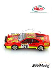 Arena Modelli: Car scale model kit 1/43 scale - Ferrari 308 Group 4 sponsored by La Mare au Diable #129 - Dominique Gauthier (FR) + Mich�le Gauthier (FR) - Monte Carlo Rally - Rallye Automobile de Monte-Carlo 1983 - photo-etched parts, resin parts, rubber parts, turned metal parts, water slide decals, white metal parts and assembly instructions
