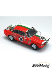 Arena Modelli: Car scale model kit 1/43 scale - Alfa Romeo GTA Ausca Team #1, 3, 6, 28, 34, 35 - Monty Winkler (US), Horst Kwech (AU) - 4 Hours Sebring, SCCA Trans-American Championship 1966 and 1967 - photo-etched parts, resin parts, rubber parts, turned metal parts, water slide decals, assembly instructions and painting instructions