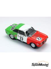Arena Modelli: Car scale model kit 1/43 scale - Alfa Romeo GTA #33 - Charles Thieriot (US) - SCCA Trans-American Championship 1971 - photo-etched parts, resin parts, rubber parts, turned metal parts, water slide decals, assembly instructions and painting instructions