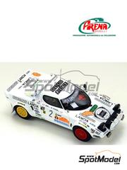 Arena Modelli: Car scale model kit 1/43 scale - Lancia Stratos HF Group 4 Jolly Club Team sponsored by Concessionari Lancia #2 - Antonio "Tony" Fassina (IT) + Mauro Mannini (IT) - Sanremo Rally 1979 - photo-etched parts, resin parts, rubber parts, turned metal parts, water slide decals, white metal parts and assembly instructions
