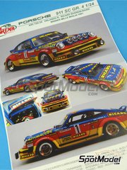 Arena Modelli ARE375-DECAL: Marking / livery 1/43 scale Porsche 911 SC  Group 4 sponsored by Rothmans #2 Benigno 'Beny' Fernandez (ES) + José Luis  Sala (ES) Principe de Asturias Rally 1982 for