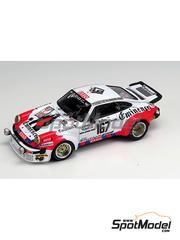 Arena Modelli: Car scale model kit 1/43 scale - Porsche 934 Turbo Almeras Team sponsored by Eminence #167 - Jacques Almras (FR) + Christian 'Tilber' Gilbert (MC) - Tour de France Automobile 1977 - photo-etched parts, resin parts, rubber parts, turned metal parts, water slide decals and assembly instructions