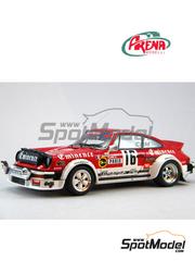 Arena Modelli: Car scale model kit 1/24 scale - Porsche 911SC Group 4 Almeras Team sponsored by Eminence #16 - Jacques Alm�ras (FR) + Christian 'Tilber' Gilbert (MC) - Monte Carlo Rally - Rallye Automobile de Monte-Carlo 1980 - photo-etched parts, resin parts, turned metal parts, water slide decals, white metal parts, other materials and assembly instructions