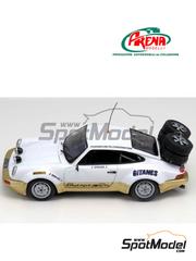 Arena Modelli: Car scale model kit 1/43 scale - Porsche 911 Carrera RS Almeras Team sponsored by Gitanes - Monte Carlo Rally - Rallye Automobile de Monte-Carlo 1978 - photo-etched parts, resin parts, rubber parts, turned metal parts, water slide decals, white metal parts and assembly instructions