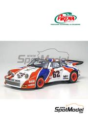 Arena Modelli: Car scale model kit 1/43 scale - Porsche 911 SC Kegel Enterprises Team sponsored by Sachs #62 - Bill Koll (US) + Jeff Kline (US) - 12 Hours Sebring 1981 - photo-etched parts, resin parts, rubber parts, water slide decals, white metal parts and assembly instructions