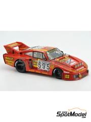 Arena Modelli: Car scale model kit 1/43 scale - Porsche 935J sponsored by Momo #595 - Giorgio Schn (IT) + Emilio Radaelli (IT) + Gianpiero Moretti (IT) - Giro d'Italia Automobilistico 1980 - photo-etched parts, resin parts, rubber parts, turned metal parts, water slide decals, white metal parts and assembly instructions