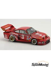 Arena Modelli: Car scale model kit 1/43 scale - Porsche 935 Jolly Club Team sponsored by Momo #3 - Martino Finotto (IT) + Carlo Facetti (IT) + Gianpiero Moretti (IT) - 24 Hours of Daytona 1979 - photo-etched parts, resin parts, rubber parts, turned metal parts, water slide decals, white metal parts and assembly instructions
