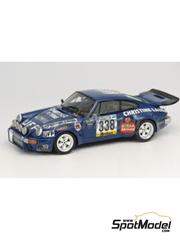 Arena Modelli: Car scale model kit 1/43 scale - Porsche Carrera 3.0RS sponsored by Christine Laure #332, 338 - Francis Roussely (FR) + Hubert Striebig (FR) - Giro d'Italia Automobilistico, Tour de France Automobile 1976 - photo-etched parts, resin parts, rubber parts, turned metal parts, water slide decals, white metal parts and assembly instructions
