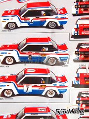 Arena Modelli: Maqueta de coche escala 1/43 - Fiat 131 Abarth Grupo 4 - fotograbados, piezas de resina, piezas de goma, piezas de metal torneado, calcas de agua, piezas de metal blanco y manual de instrucciones