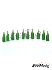 Bad Wolf Miniatures: Figure 1/43 scale - Champagne Bottles - resin parts - 10 units image