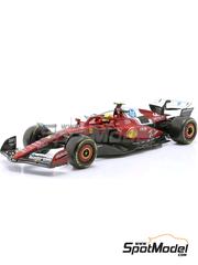 Bburago: Diecast model car 1/18 scale - Ferrari SF-25 Scuderia Ferrari Team sponsored by Shell, HP, Ray-Ban #44 - Lewis Hamilton (GB) - FIA Formula 1 World Championship 2025 - metal parts, plastic parts and rubber parts image