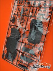 Beemax Model Kits: Spare part 1/24 scale - Porsche 935 K2: Sprue A - plastic parts - for Beemax Model Kits references B24015, 105108 and aos10510 image