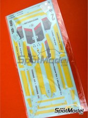 Beemax Model Kits: Spare part 1/24 scale - Audi Quattro Sport S1 Group B: Decals - water slide decals and other materials - for Beemax Model Kits references B24017 and 103982
