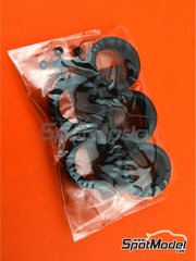 Beemax Model Kits: Spare part 1/24 scale - Audi Quattro Sport S1 Group B: Tyres - rubber parts - for Beemax Model Kits references B24017 and 103982