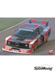Beemax Model Kits: Car scale model kit 1/24 scale - BMW 320 E21 Turbo Group 5 Schnitzer Team sponsored by Kraus Hi-Fi #55 - Hans-Joachim Stuck (DE) - Deutsche Rennsport Meisterschaft DRM Zolder Westfalen-Pokal 1980 - plastic parts, rubber parts, water slide decals, assembly instructions and painting instructions