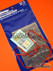 Beemax Model Kits: Detail up set 1/24 scale - Nissan 240RS - photo-etched parts, seatbelt fabric, turned metal parts, water slide decals and other materials - for Beemax Model Kits references B24008 and Aoshima 085790 image
