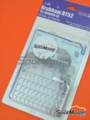 Beemax Model Kits: Detail up set 1/20 scale - Brabham BMW BT52b - metal parts, photo-etched parts, plastic parts and water slide decals - for Beemax Model Kits references B20004 and BX20002