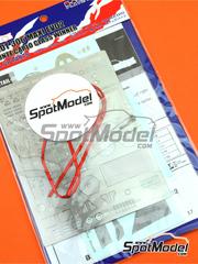 Beemax Model Kits: Detail up set 1/24 scale - Peugeot 306 Maxi Evo 2 - metal parts, photo-etched parts, seatbelt fabric, turned metal parts, water slide decals and assembly instructions - for Beemax Model Kits reference BX24026 image