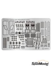 Beemax Model Kits: Detail up set 1/24 scale - Toyota Celica GT-Four ST205 Group A 1995 - photo-etched parts - for Beemax Model Kits reference BX24065