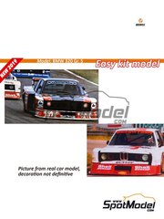 Beemax Model Kits: Car scale model kit 1/24 scale - BMW 320 Group 5 - plastic parts, rubber parts, water slide decals, assembly instructions and painting instructions image
