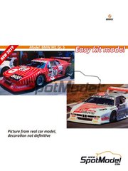 Beemax Model Kits: Car scale model kit 1/24 scale - BMW M1 Group 5 - plastic parts, rubber parts, water slide decals, assembly instructions and painting instructions image