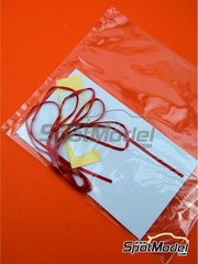 Belkits: Spare part 1/24 scale - Skoda Fabia S2000 Evo: Masks - paint masks and seatbelt fabric - for Belkits reference BEL-004 image