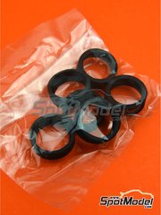 Belkits: Spare part 1/24 scale - Skoda Fabia S2000 Evo: Tyres - rubber parts - for Belkits reference BEL-004