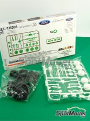 Belkits: Transkit 1/24 scale - Ford Fiesta RS WRC and S2000 - Gravel set - for Belkits references BEL-002, BEL-003, BEL012 and BEL-012