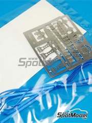 Belkits: Spare part 1/24 scale - Ford Fiesta RS WRC: Photoetched parts, masks, fabric - paint masks, photo-etched parts and seatbelt fabric - for Belkits reference BEL-003