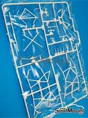 Belkits: Spare part 1/24 scale - Ford Fiesta RS WRC: Sprue D - plastic parts - for Belkits reference BEL-003