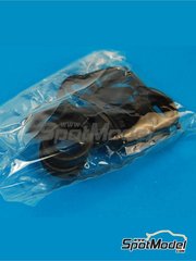 Belkits: Spare part 1/24 scale - Ford Fiesta RS WRC: Tyres - rubber parts - for Belkits reference BEL-003