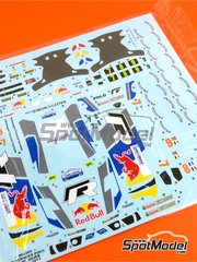 Belkits: Spare part 1/24 scale - Volkswagen Polo R WRC: Decals - water slide decals - for Belkits reference BEL-005