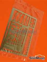Belkits: Spare part 1/24 scale - Volkswagen Polo R WRC: Photoetched parts - photo-etched parts - for Belkits reference BEL-005
