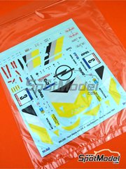 Belkits: Spare part 1/24 scale - Opel Manta 400 Group B: Decals - water slide decals - for Belkits references BEL008 and BEL-008