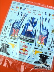Belkits: Spare part 1/24 scale - Volkswagen Polo R WRC: Decals - water slide decals - for Belkits references BEL010 and BEL-010
