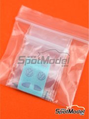 Belkits: Spare part 1/24 scale - Volkswagen Polo R WRC: Metal parts and stickers - metal parts and other materials - for Belkits references BEL010, BEL-010, BEL011 and BEL-011