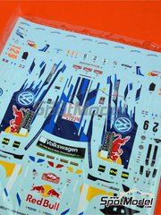 Belkits: Spare part 1/24 scale - Volkswagen Polo R WRC: Decals - water slide decals - for Belkits references BEL011 and BEL-011