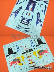 Belkits: Spare part 1/24 scale - Ford Fiesta RS WRC: Decals - water slide decals - for Belkits references BEL012 and BEL-012