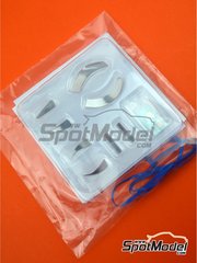 Belkits: Spare part 1/24 scale - Ford Fiesta RS WRC: Photoetched and other parts - paint masks, photo-etched parts and seatbelt fabric - for Belkits references BEL012, BEL-012, BEL013 and BEL-013